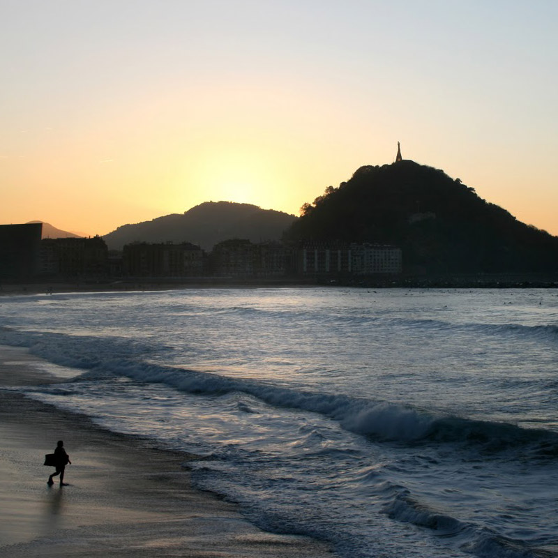 surf sunset